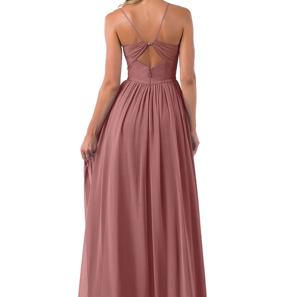 Azazie Cora Desert Rose A4 Bridesmaid Dress - Picture 4 of 4